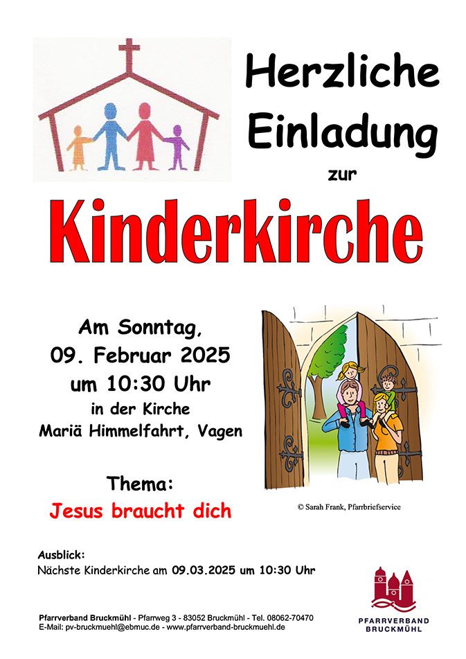 Plakat Kinderkirche 